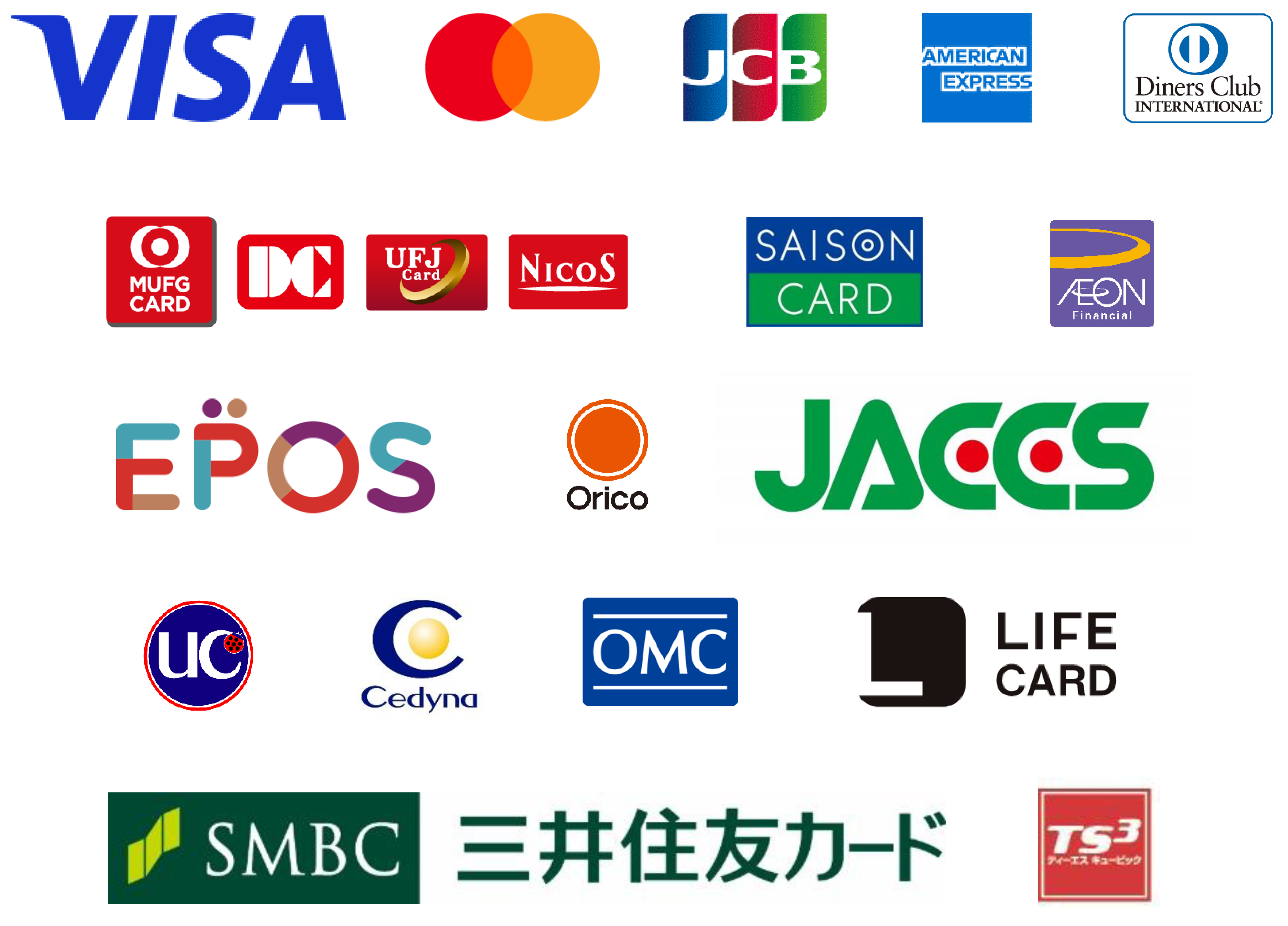 クレジットカードのマーク